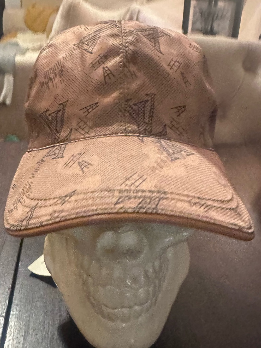 LV Brown Monogram Baseball Cap